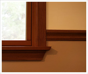 restoring and matching custom window moulding in historic home